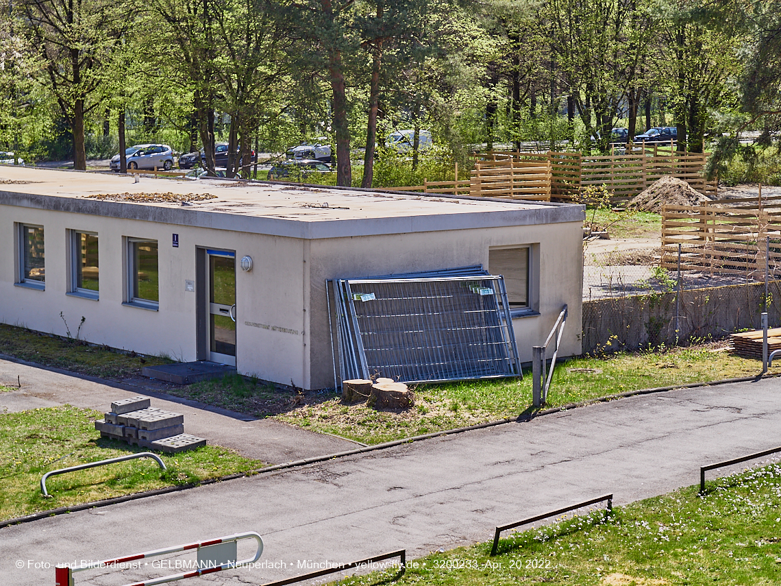20.04.2022 - Baustelle am Haus für Kinder in Neuperlach